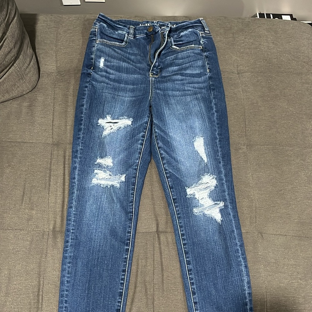 American Eagle High-Rise next level stretch skinny jeans